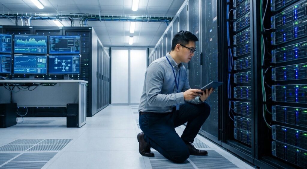 インフラエンジニアはやめとけと言われる7つの真実 2 インフラエンジニアの障害対応や監視業務をイメージした作業画面