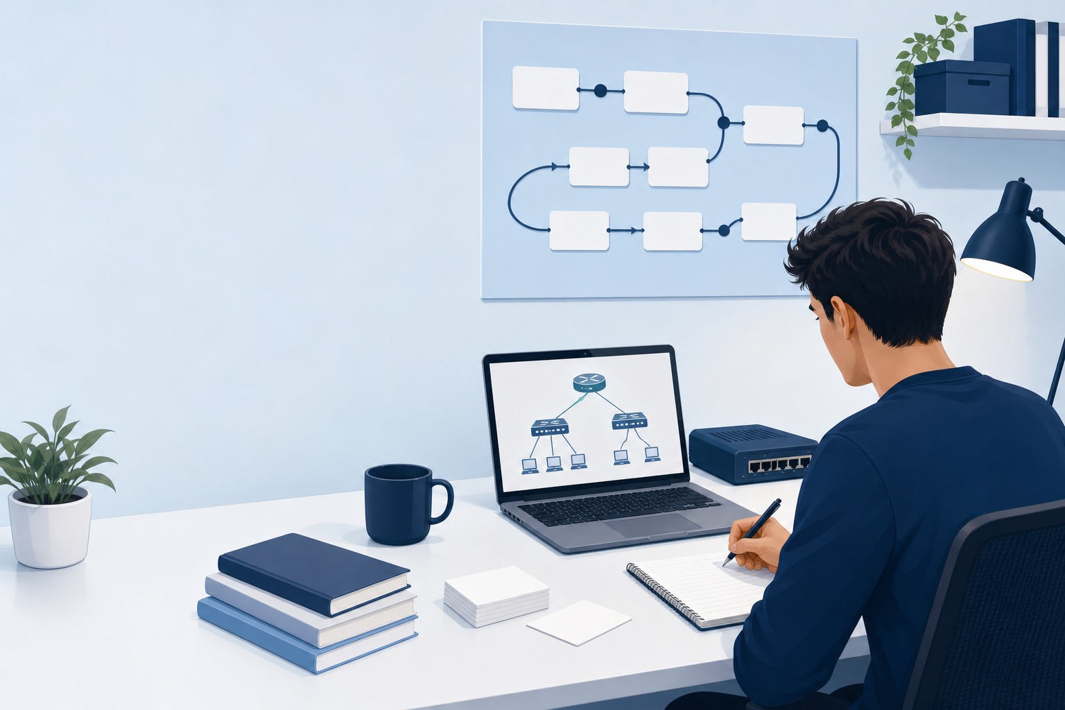 CCNAは独学で何ヶ月かかる?未経験・現役監視オペレーターの学習ロードマップ 6 ccna dokugaku roadmap mikeiken eyecatch